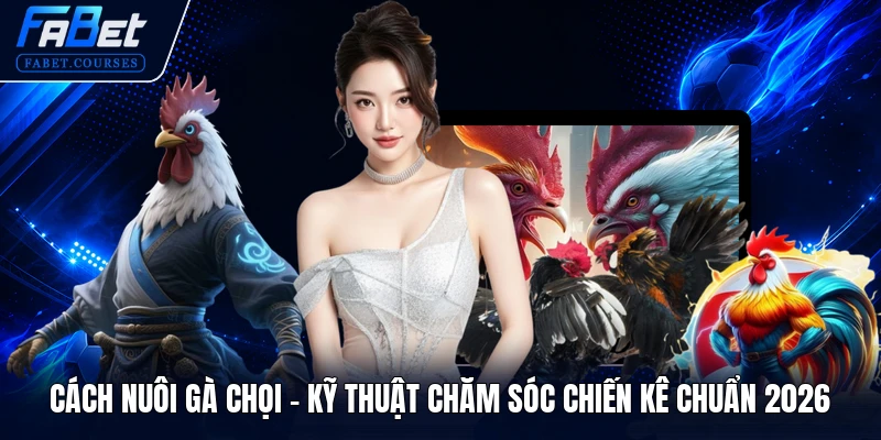 Cách nuôi gà chọi
