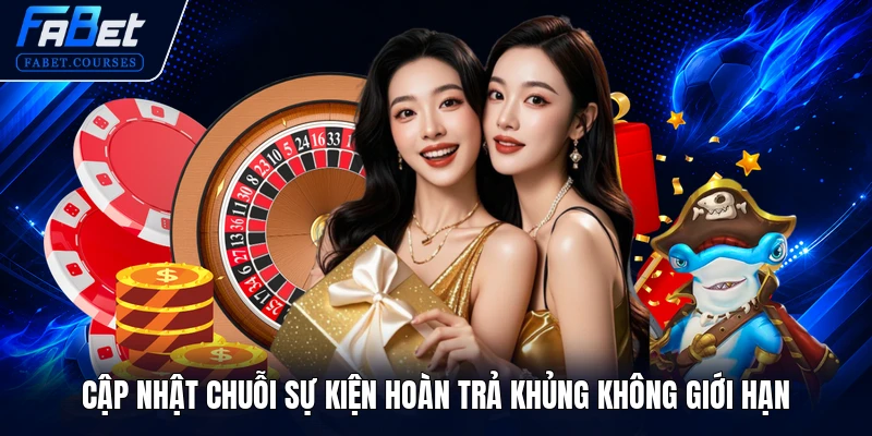 Chương Trình Mới FABET - Tổng Hợp Khuyến Mãi Bùng Nổ 2026 3 Cập nhật chuỗi sự kiện hoàn trả khủng không giới hạn